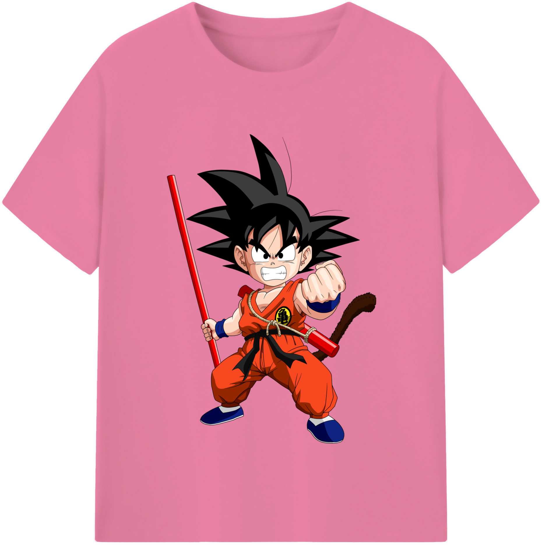 （画像用） ドラゴンボール 孫悟空（そん ごくう）Son Goku カカロット DRAGON BALL Kakarotto 綿100％半袖Tシャツ（フロントプリント）